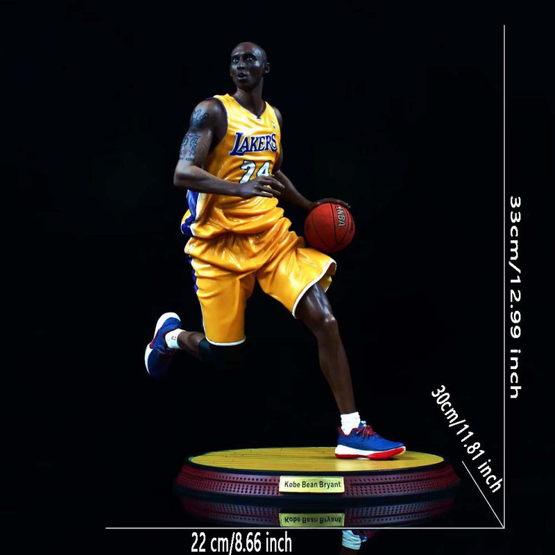 NBA Series 24 Dribble Kobe Bryant Action Figure Model Toy 33cm