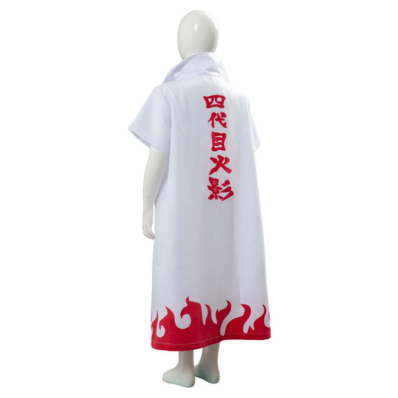 Naruto Cosplay 4th Yondaime Hokage Namikaze Minato Cloak Halloween Costume