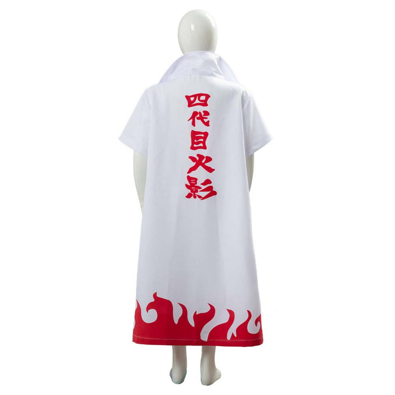 Naruto Cosplay 4th Yondaime Hokage Namikaze Minato Cloak Halloween Costume