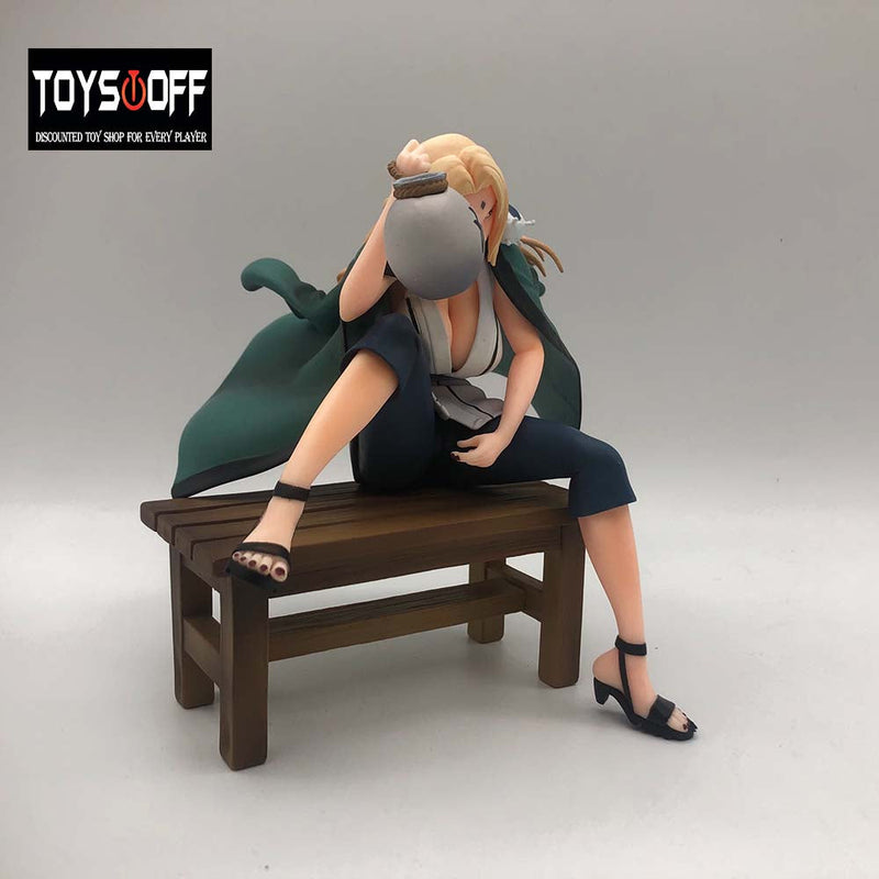 Naruto Gals Drinking Tsunade Action Figure Sexy Girl Model Toy 16cm