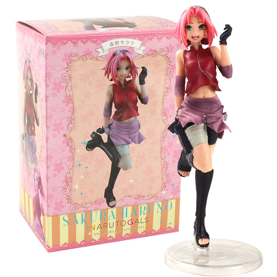 Naruto Haruno Sakura Action Figure Collectible Model Toy 22cm