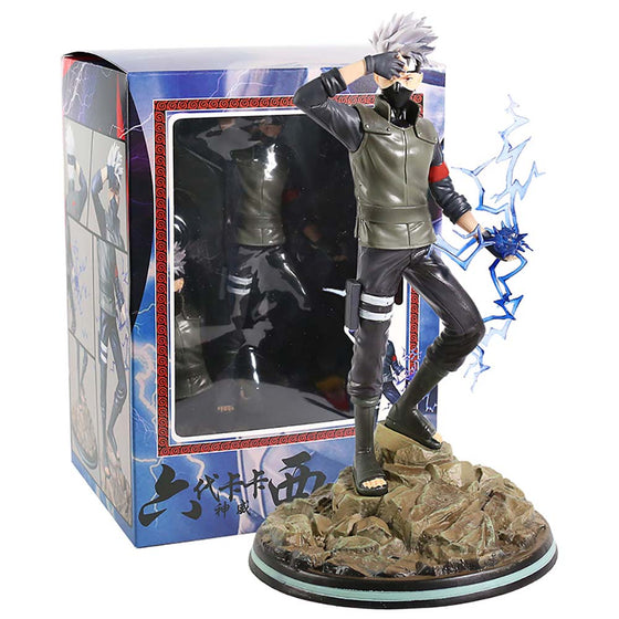 Naruto Hatake Kakashi Bust Copy Full Length Action Figure Toy 31cm