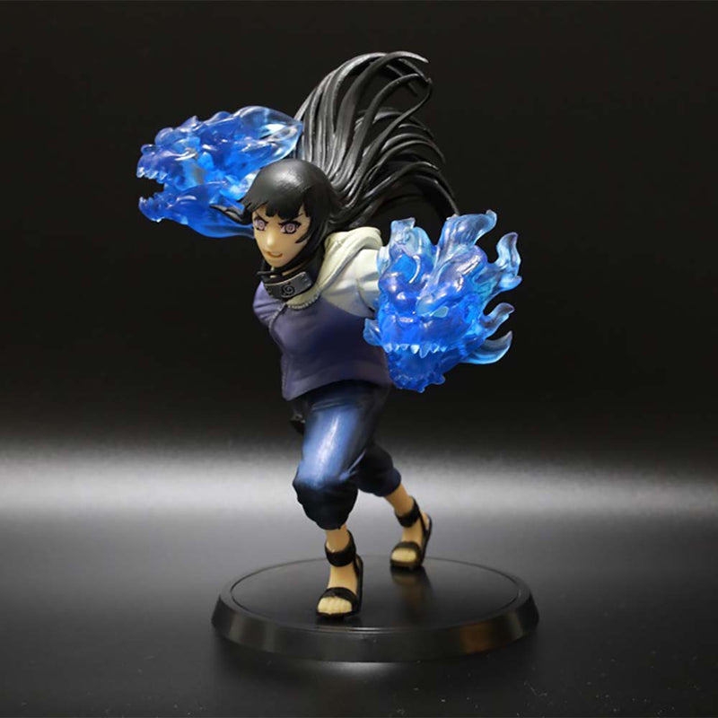 Naruto Hyuuga Hinata Fighting Ver Action Figure Girl Model Toy 17cm