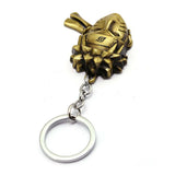 Naruto Japan Anime Uzumaki Naruto Gold Uzimake Head Cool Key Chain - Toysoff.com