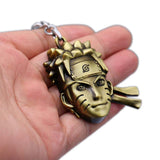 Naruto Japan Anime Uzumaki Naruto Gold Uzimake Head Cool Key Chain - Toysoff.com