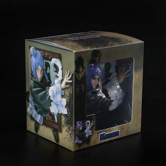 Naruto Konan and Pain Action Figure Model Photo Frame 12cm