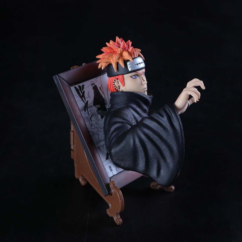 Naruto Konan and Pain Action Figure Model Photo Frame 12cm