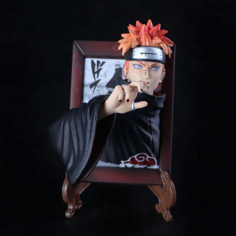 Naruto Konan and Pain Action Figure Model Photo Frame 12cm