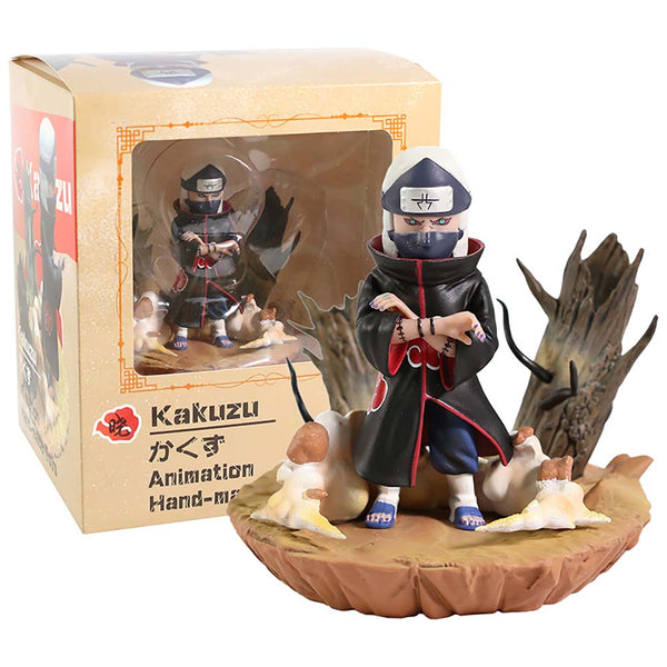 Naruto Shippuden Akatsuki Kakuzu Action Figure Model Toy 14cm