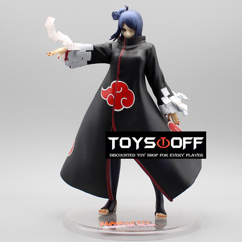 Naruto Shippuden Konan Action Figure Collectible Model Toy 22cm