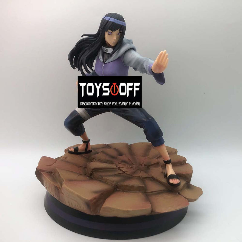 Naruto Shippuden Twin Lions Fist Battle Ver Hyuuga Hinata Action Figure 23cm