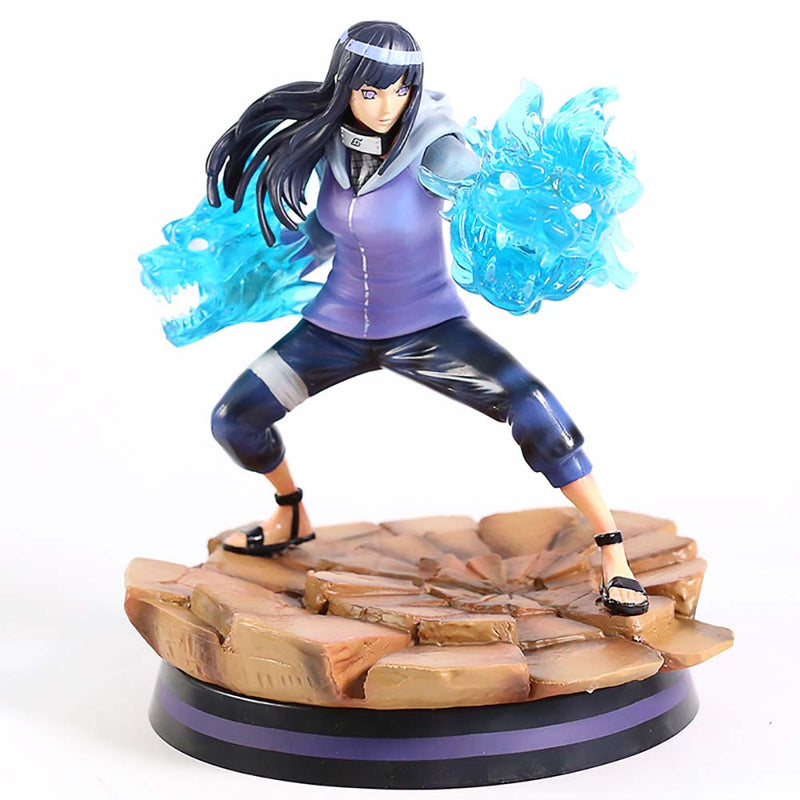 Naruto Shippuden Twin Lions Fist Battle Ver Hyuuga Hinata Action Figure 23cm