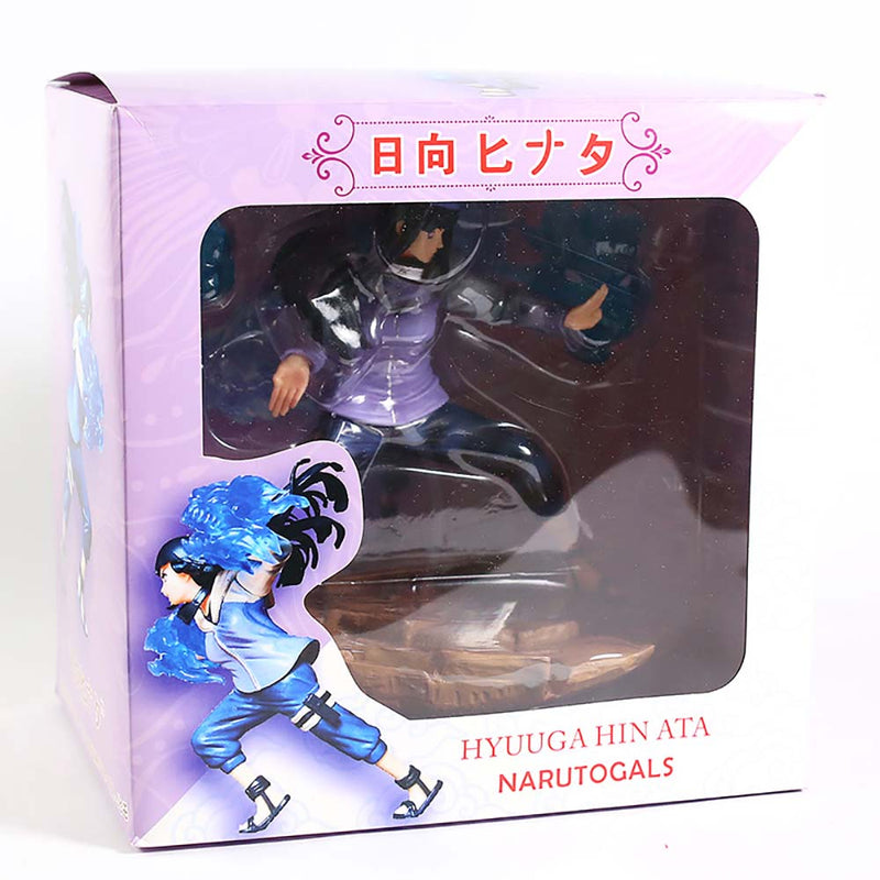 Naruto Shippuden Twin Lions Fist Battle Ver Hyuuga Hinata Action Figure 23cm