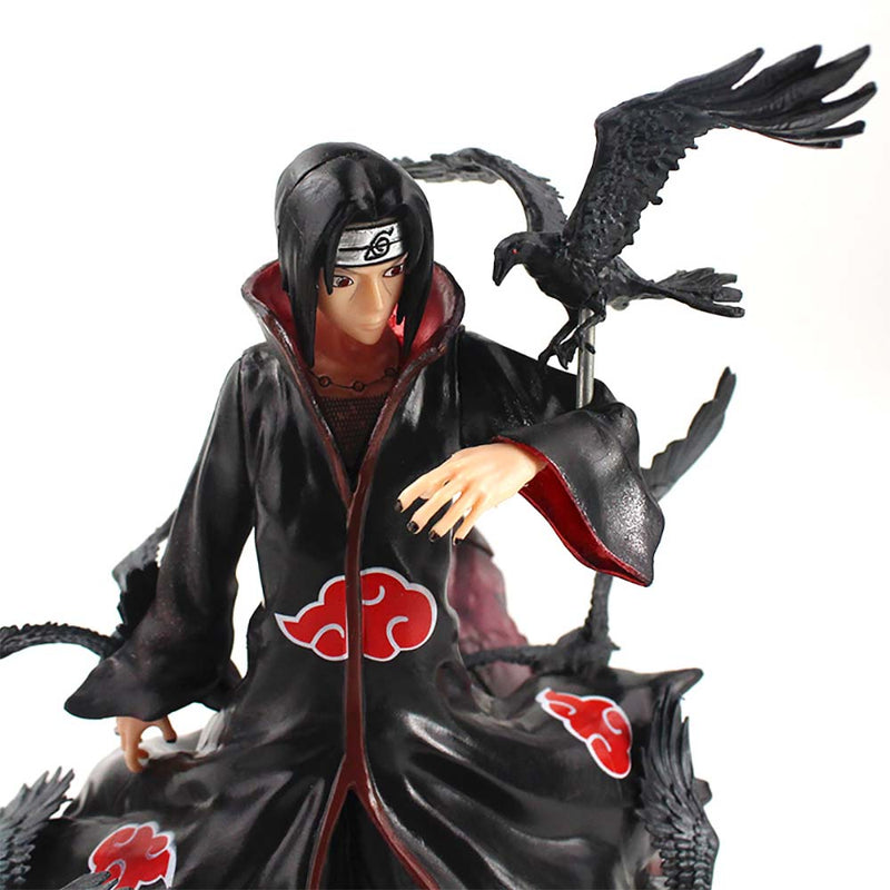 Naruto Shippuden Uchiha Itachi Fighting Version Statue Collectible Model 26CM - Toysoff.com