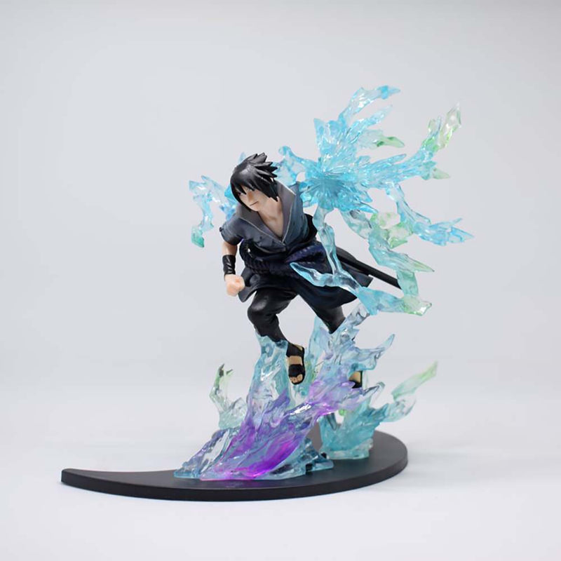 Naruto Shippuden Uchiha Sasuke Action Figure Collectible Model Toy 18cm