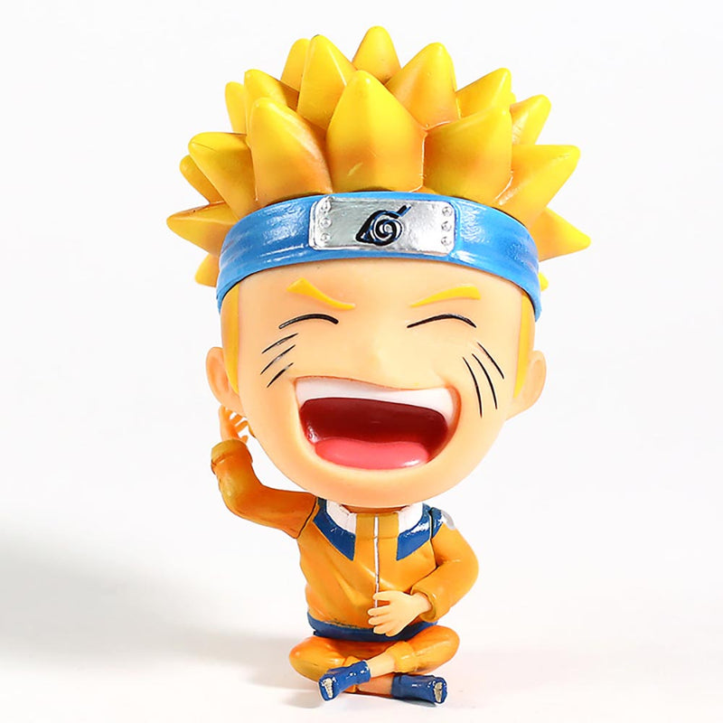 Naruto Shippuden Uzumaki Naruto Laughing Ver Action Figure Toy 10cm