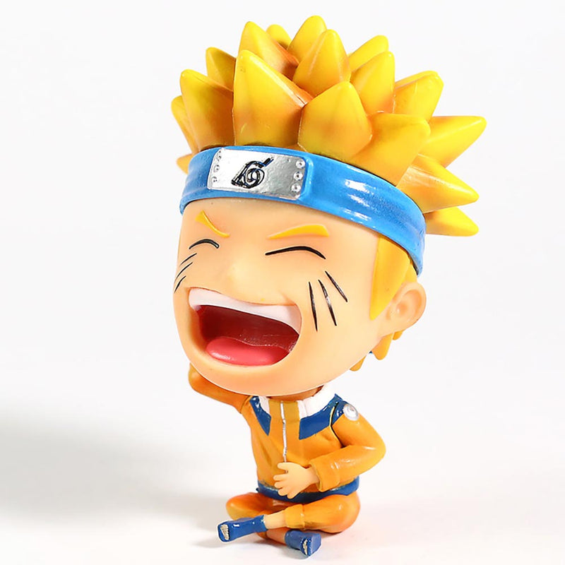 Naruto Shippuden Uzumaki Naruto Laughing Ver Action Figure Toy 10cm