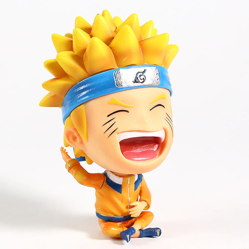 Naruto Shippuden Uzumaki Naruto Laughing Ver Action Figure Toy 10cm