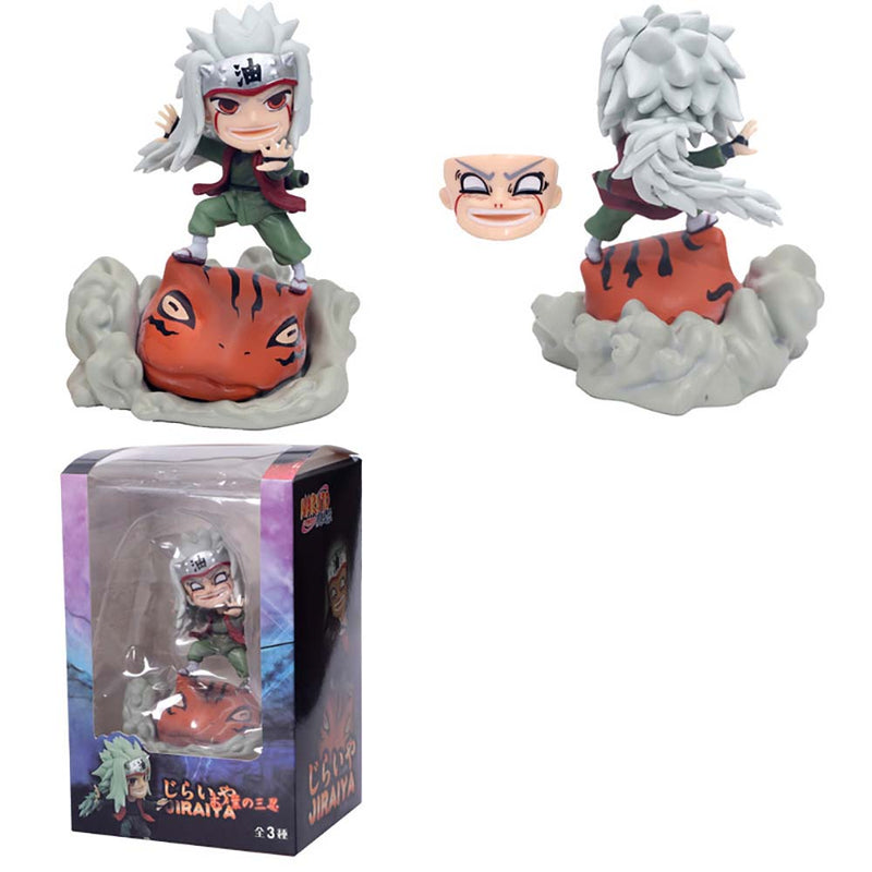 Naruto Tsunade Jiraiya Orochimaru Q Ver Action Figure Model Toy 11cm