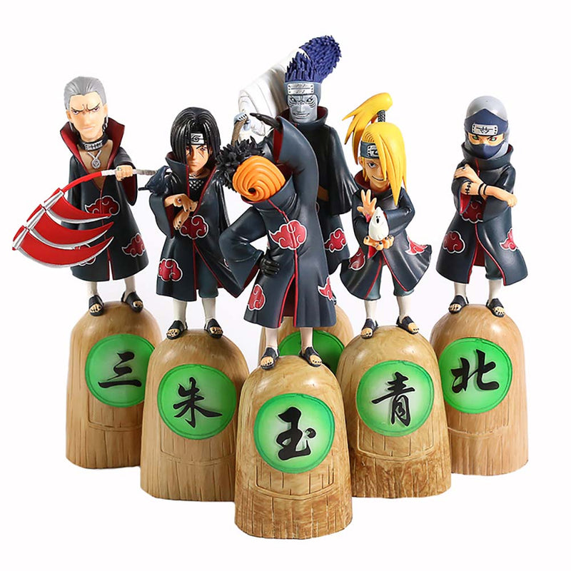 Naruto Uchiha Obito Deidara Hoshigaki Kisame Hidan Kakuzu Action Figure