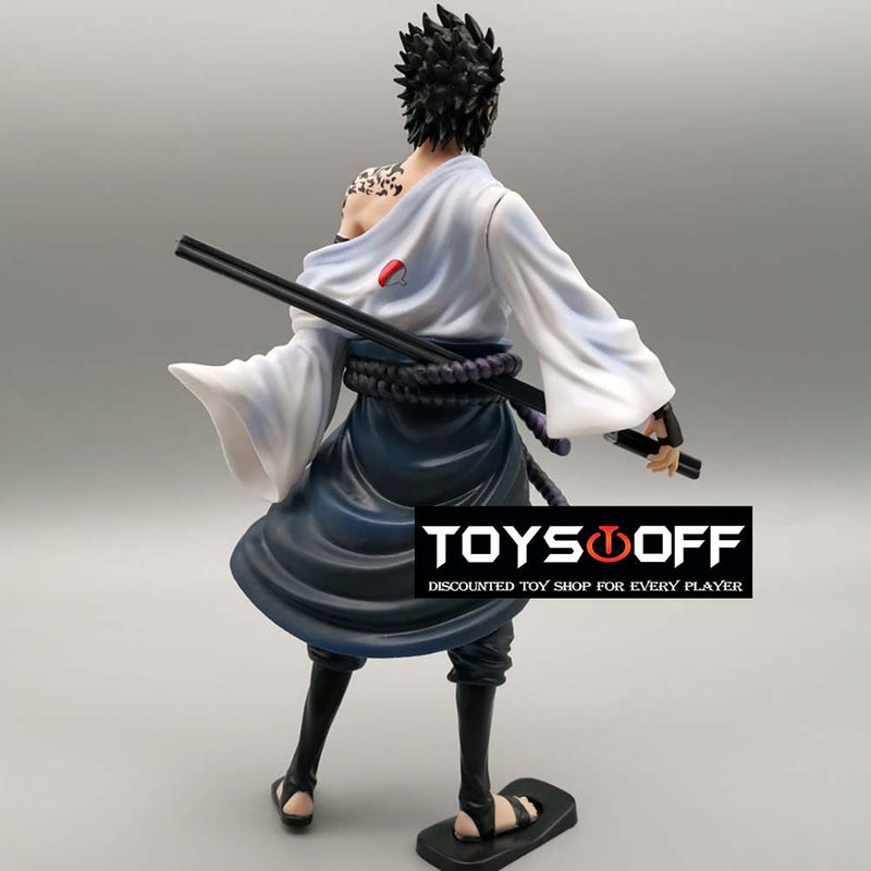 Naruto Uchiha Sasuke with Curse Action Figure Model Toy 24cm