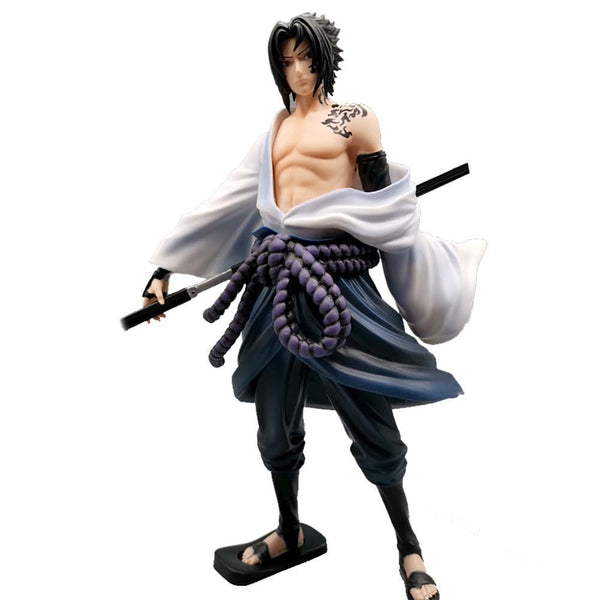 Naruto Uchiha Sasuke with Curse Action Figure Model Toy 24cm