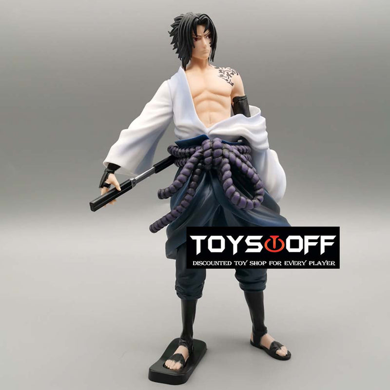 Naruto Uchiha Sasuke with Curse Action Figure Model Toy 24cm