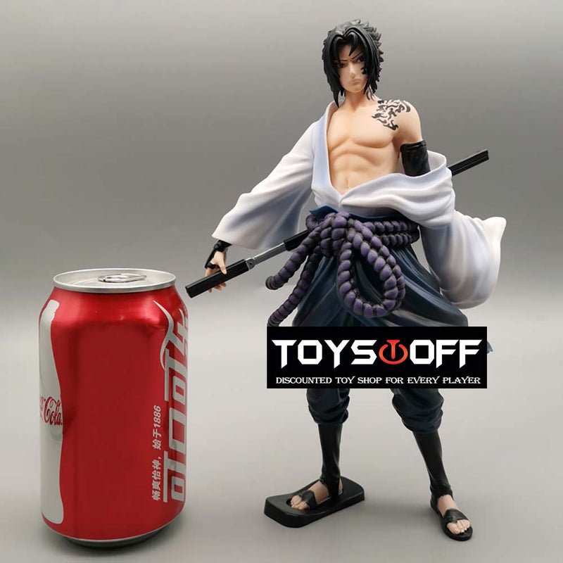 Naruto Uchiha Sasuke with Curse Action Figure Model Toy 24cm