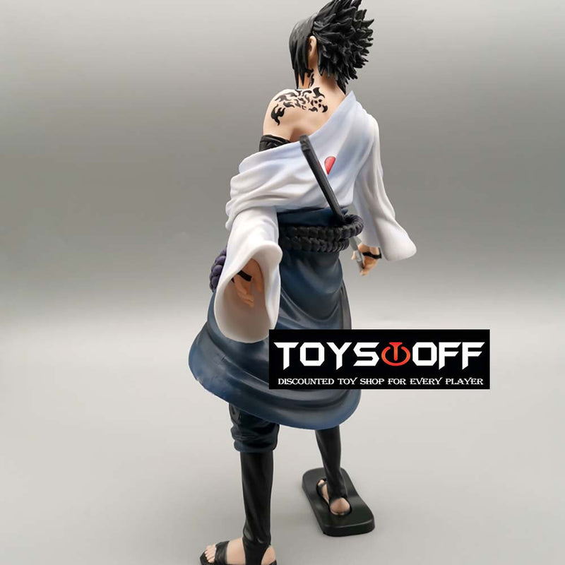 Naruto Uchiha Sasuke with Curse Action Figure Model Toy 24cm