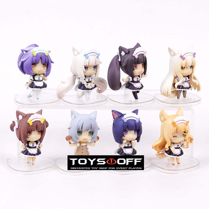 Nekopara Chocolat Vanilla Azuki Coconut Maple Cinnamon Action Figure Toy 6cm