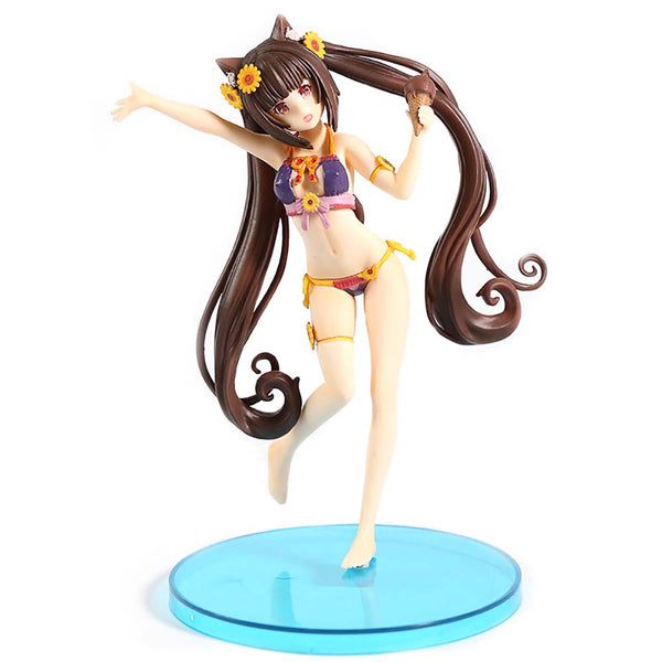 Nekopara Vol 1 Soleil Opened Chocolat Mizugi Ver Action Figure 17cm