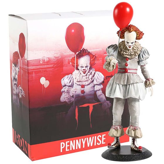 New Edition Stephen King's It Pennywise Changeable Head Action Figure 20CM - Toysoff.com