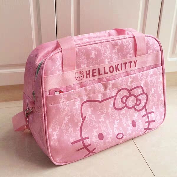 New Cartoon Style Hello Kitty Women Short Trip Hand Bag - Toysoff.com