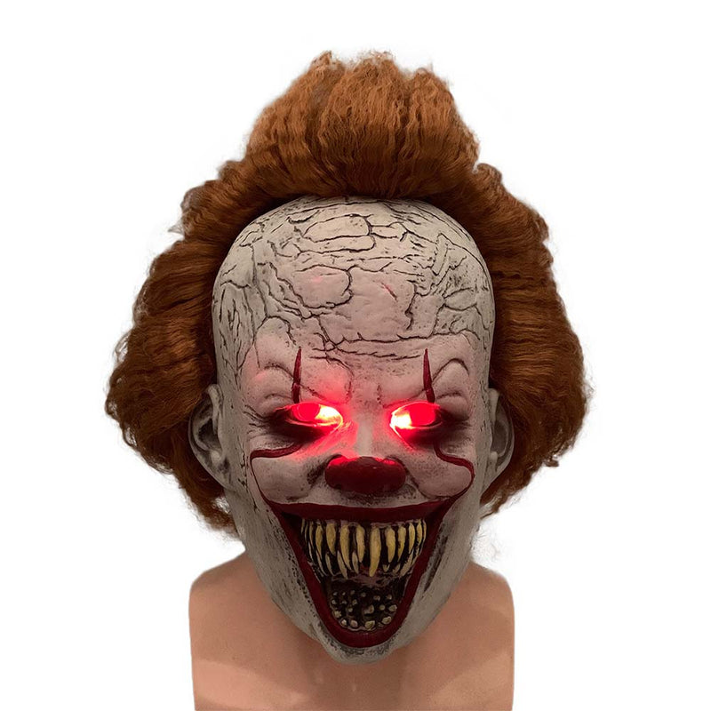 New LED Pennywise It Chapter Two Stephen King s It Mask Party Cosplay Prop