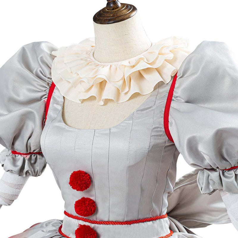 New Pennywise Cosplay Costume Halloween The Clown Fancy Dress Outfit