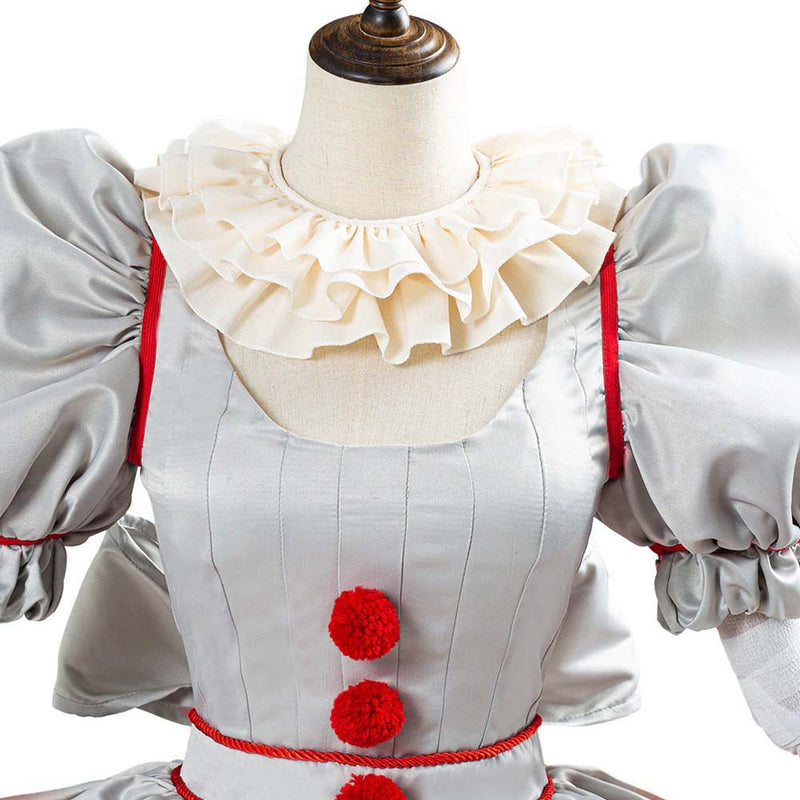 New Pennywise Cosplay Costume Halloween The Clown Fancy Dress Outfit