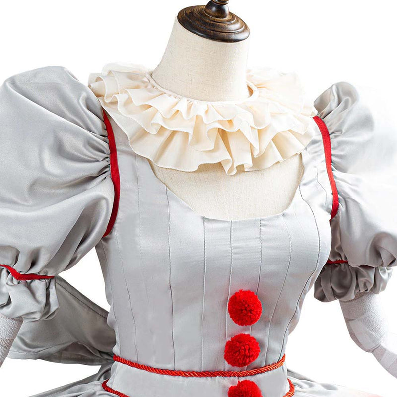 New Pennywise Cosplay Costume Halloween The Clown Fancy Dress Outfit