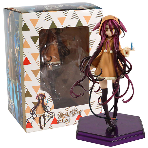 No Game No Life Schwi Action Figure Collectible Model Toy 18cm