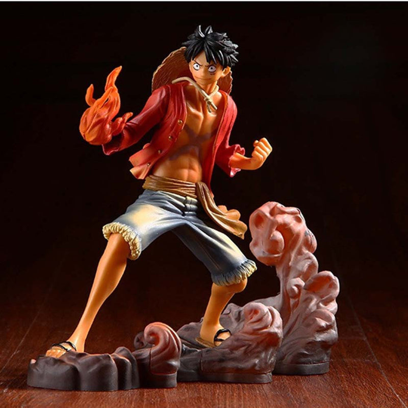 One Piece Ace Sabo Luffy Action Figure Collectible Model Toy 14-17cm