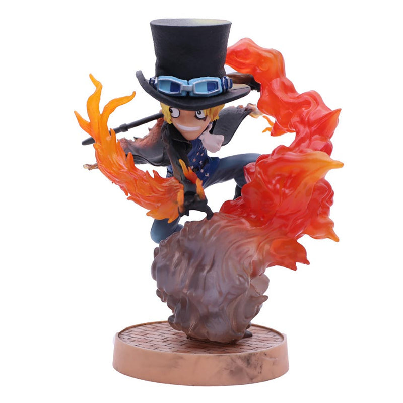 One Piece Boa Hancock Portgas D Ace Marco Sabo Action Figure 12.5cm