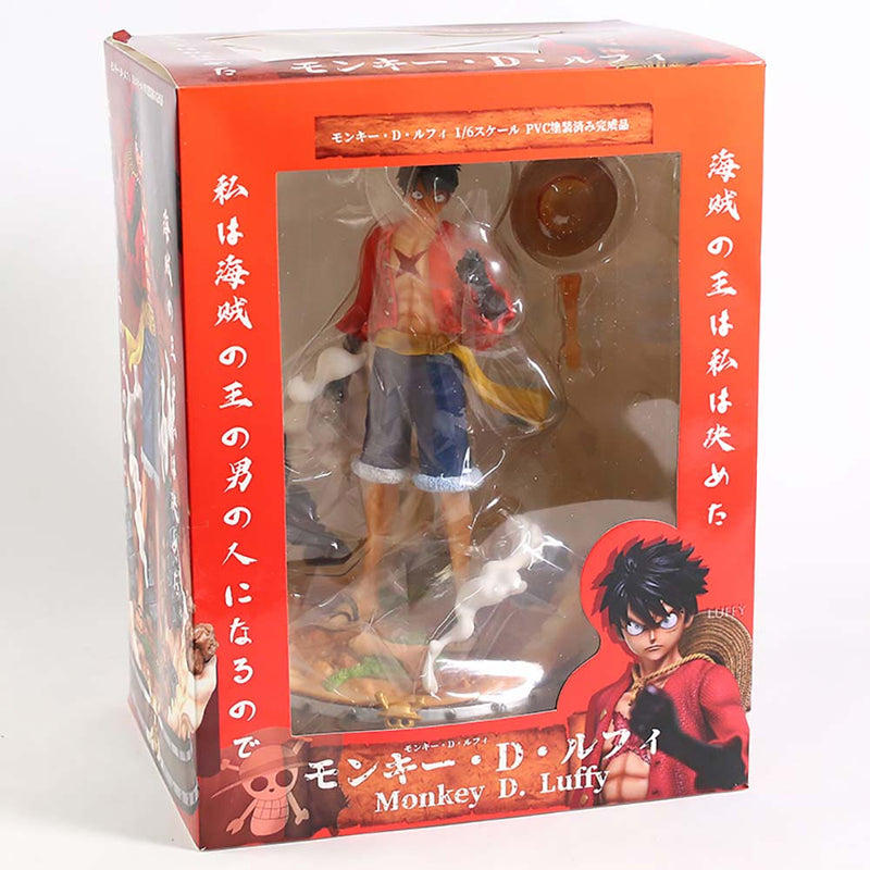 One Piece Busoshoku Haki Monkey D Luffy Action Figure Toy 25cm