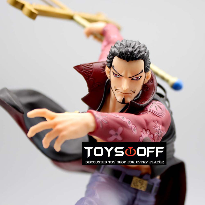 One Piece Combat ver Dracule Mihawk Action Figure Toy 19cm