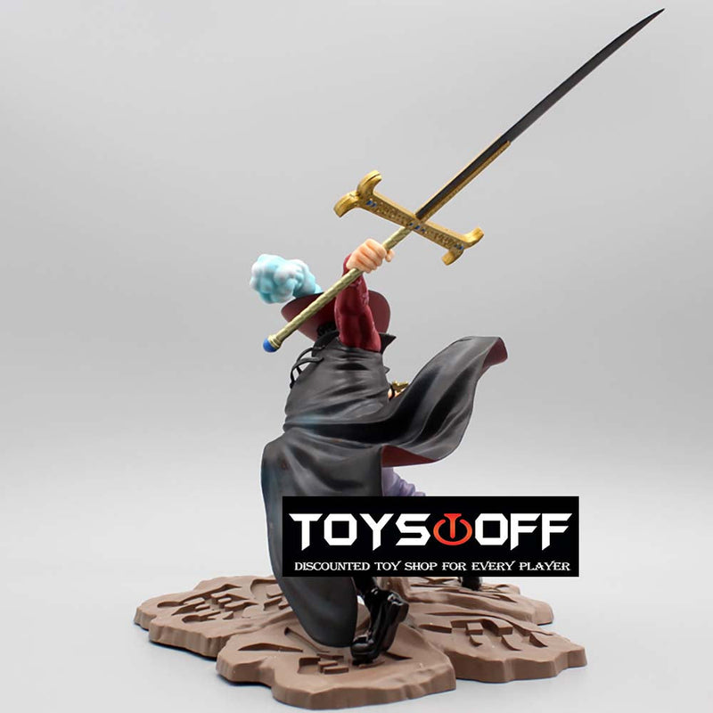 One Piece Combat ver Dracule Mihawk Action Figure Toy 19cm