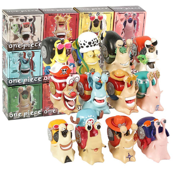 One Piece Den Den Mushi Action Figure Model Toy 12pcs