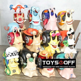 One Piece Den Den Mushi Action Figure Model Toy 12pcs