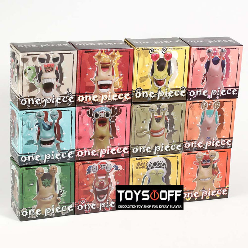 One Piece Den Den Mushi Action Figure Model Toy 12pcs