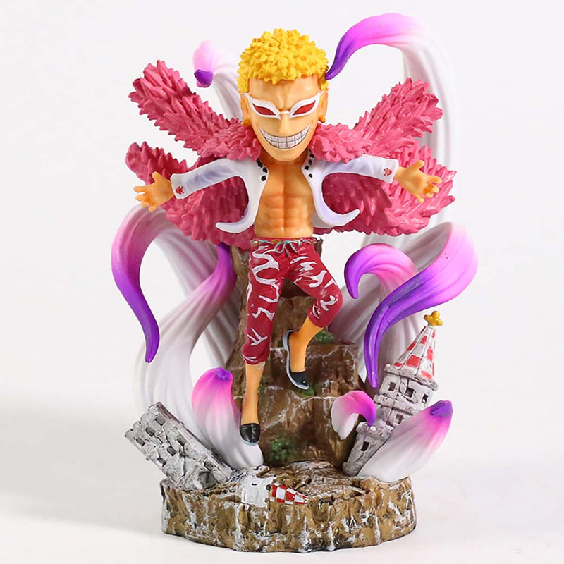 One Piece Donquixote Doflamingo Action Figure Model Toy 14cm