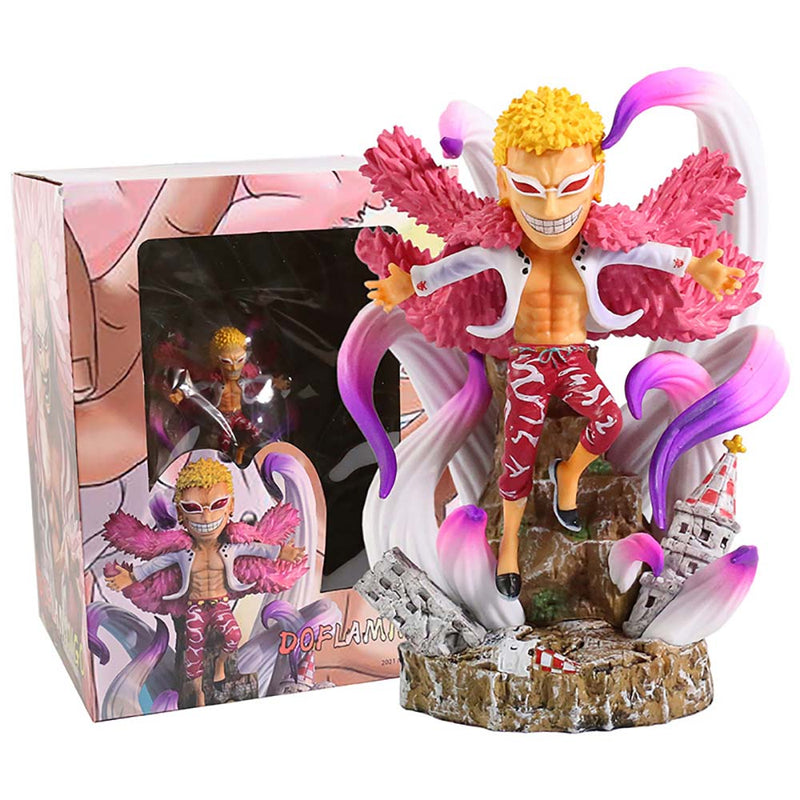 One Piece Donquixote Doflamingo Action Figure Model Toy 14cm