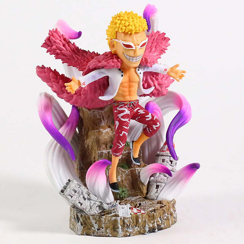 One Piece Donquixote Doflamingo Action Figure Model Toy 14cm