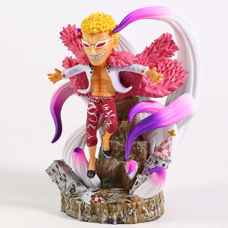 One Piece Donquixote Doflamingo Action Figure Model Toy 14cm